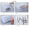 Manicure Implement Sanitizer Cleaner Nail Art Tools Storage Box Manicure Accesories Organized for Salons and Home Use