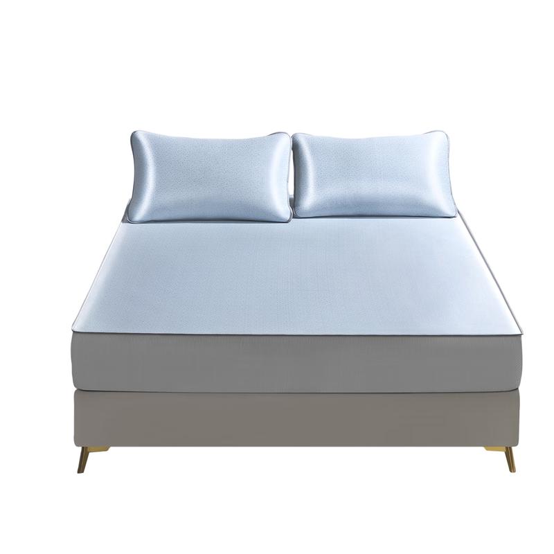 

Luolai Class A Ice Silk Cooling Mat 3-Piece Fitted Sheet Set 1.8m Bed (180x200cm)