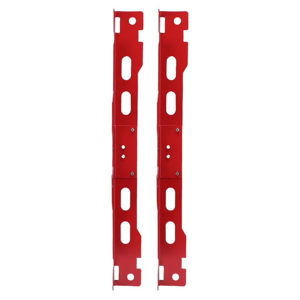 2 Set Wheel Alignment Tool Alloy Steel Camber Alignment Plates with 2 Measuring Tapes Universal for Automotive Red