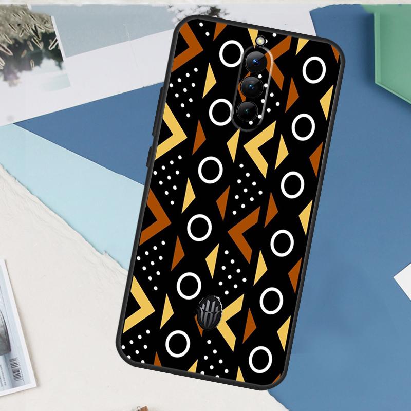 African Wax Fabric For Nubia Red Magic 10 Pro Plus 6 7 6S 7S Pro 5G 6R Case For RedMagic 8S 9S 9 8 Pro Plus