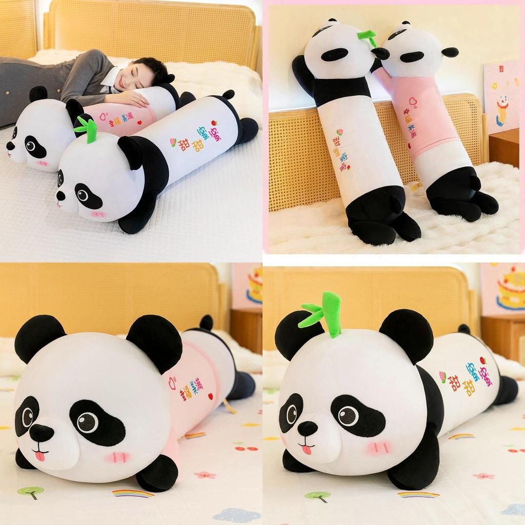 Doll Plush Panda Sleeping Buddy Birthday Gift Pillow Cartoon Decoration Bedroom