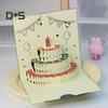 3D Birthday Card Pop-Up Greeting Card with Musical Lights Happy Birthday Card with Cake for Women Men Kids Friends
