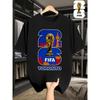 2026 Usa-Canadian Cup, FIFA Football Print Men'S Short Sleeve T-Shirt, Fashionable And Trendy Summer Top