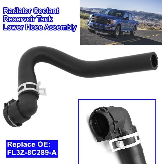 FL3Z8C289A Coolant Tube Radiator Connector Hose Fit for Ford F-150 5.0L 2015-2019 Replace FL3Z-8C289-A, Radiator Coolant Reservoir Tank Lower Hose