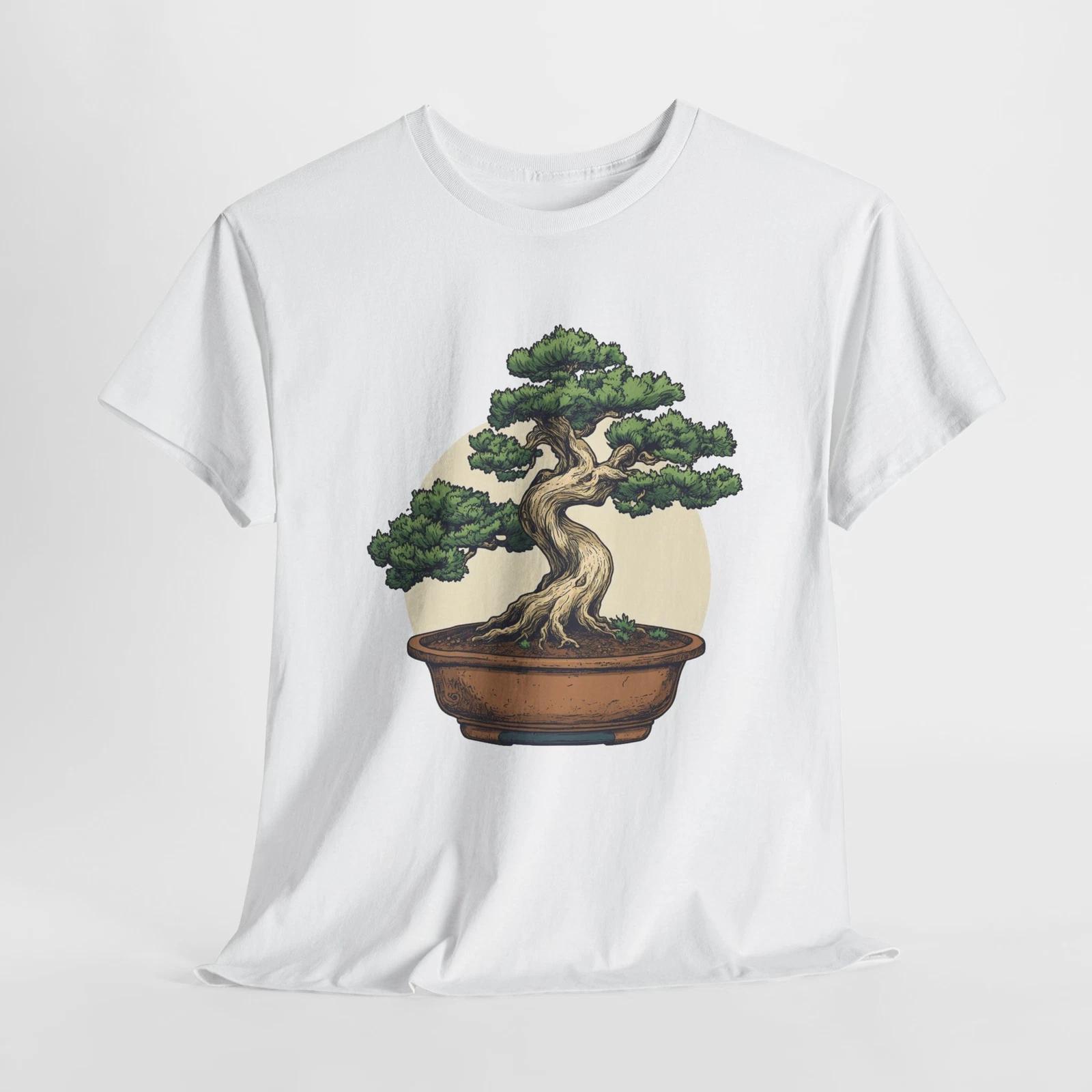 Cherry Blossom Japan T-Shirt | Sakura Petals Art Tee | Bonsai Shirt S