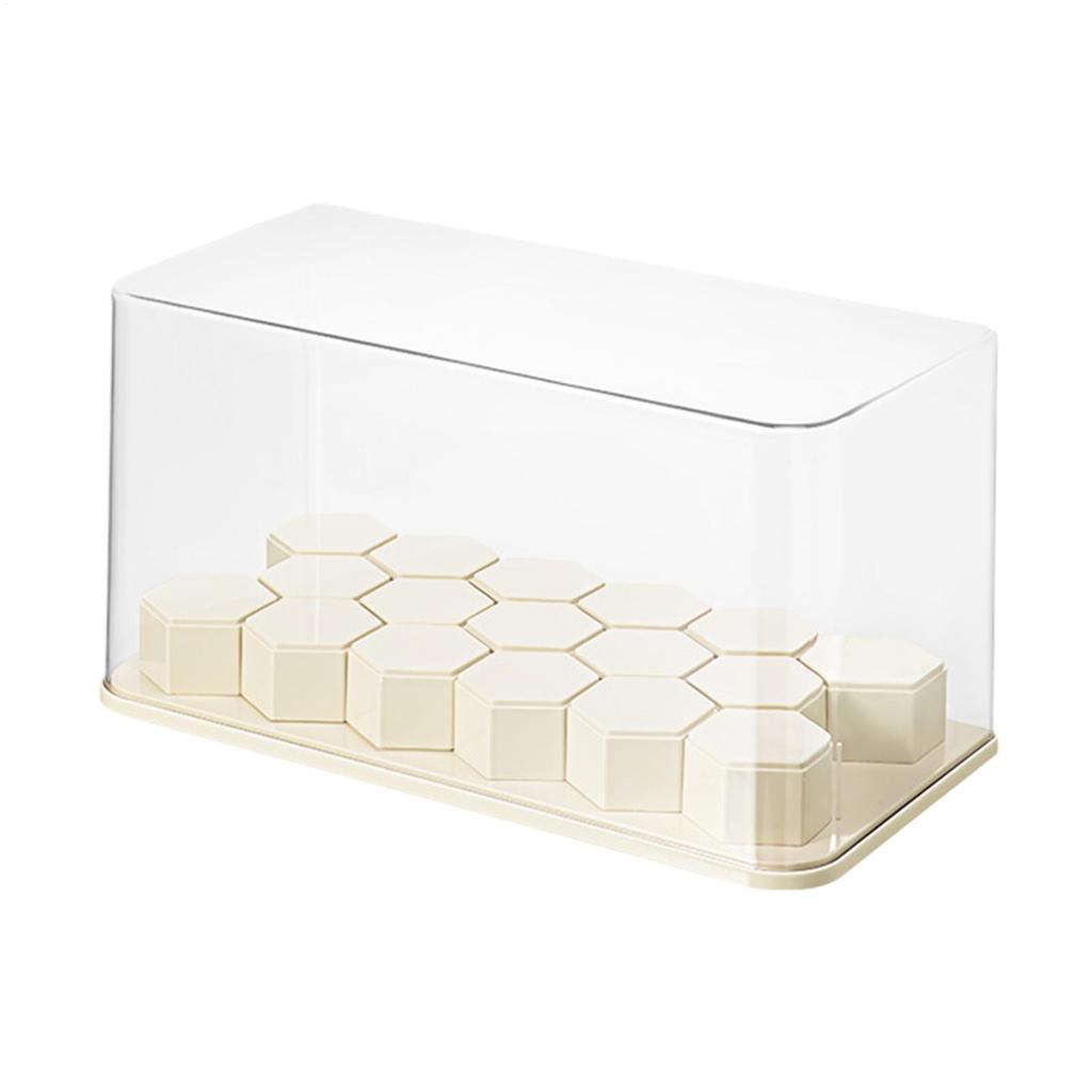 Figure Display Case Clear Display Holder For Figures Detachable Cube Stand Design Boxes For Shelf Corner Bookshelf Miniature