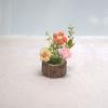 2pcs Handmade Crochet Potted Plant Knitted Puff Flower Home Decor
