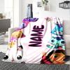 Customiz Name Personality Gabby's Dollhouse Blanket Soft &Warm Sofa Office Bed Travel Lunch Break Blanket, Gift Suitable All Seasons