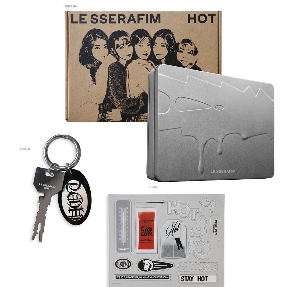 [POB] (BÁNTOK ver.) LE SSERAFIM [HOT] 5. MINI ALBUM (2025. március 14)