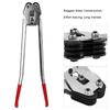 Strapping Crimper Pliers Packer Sealer Manual Banding Tool for PP PET Plastic Strap