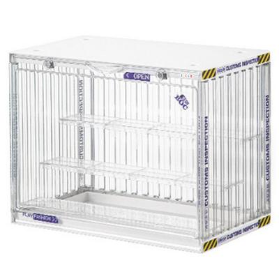 Ille Container Acrylic Figures White, 1 Korean Toy