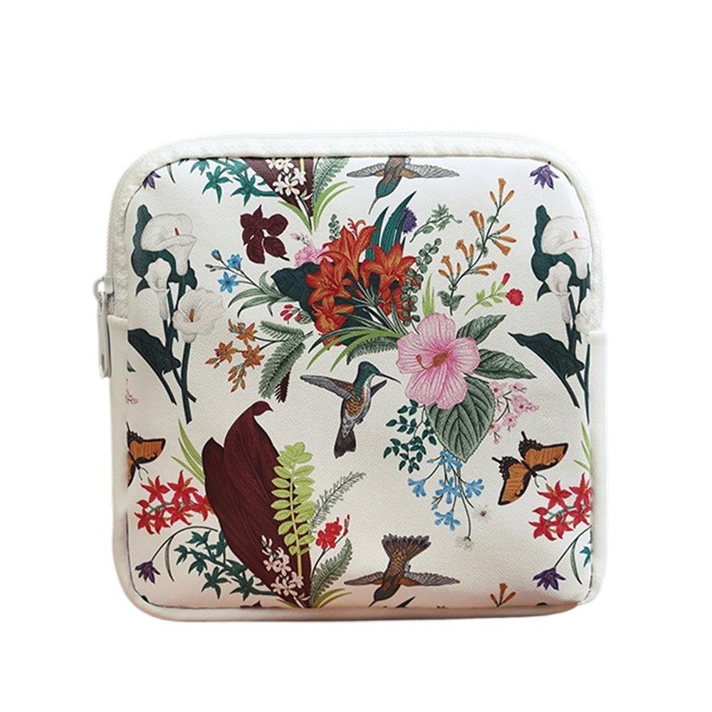 

Portable Zipper Pouch Sanitary Pads Bag Large Capacity Multipurpose Cosmetic Bag Sundries Storage Pouch Travel