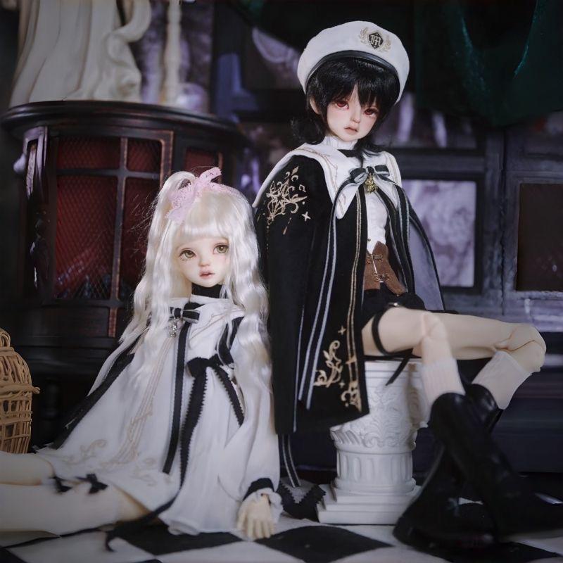 BJD doll clothes suitable for 1/4  sizeComplete set of cute magic cloaks clothes set doll accessories