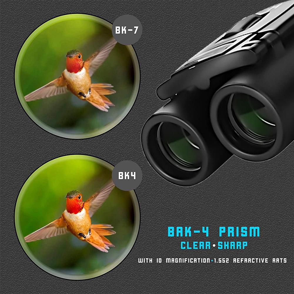 500 * 25 Binoculars, High-definition, Low-light Night Vision, Outdoor Pocket Portable Telescope Camping