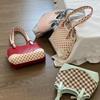 Versatile Leather Contrast Color Shoulder Bags Women Leisure Large Capacity Female Handbags Commuter Point Printed Underarm Bags