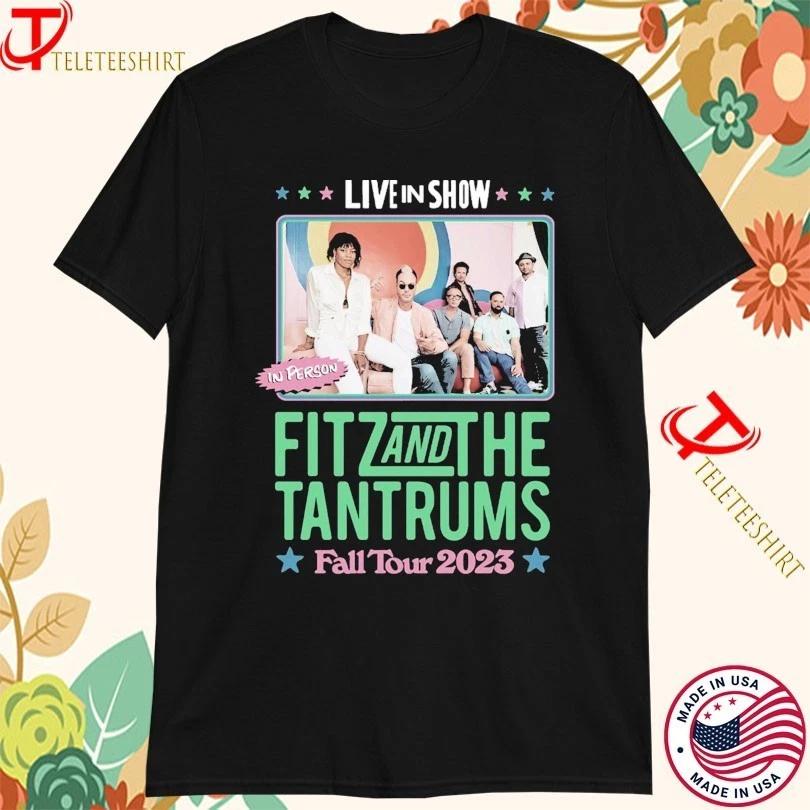 Fitz And The Tantrums Fall Tour 2023 Live In Show In Person T-shirts S