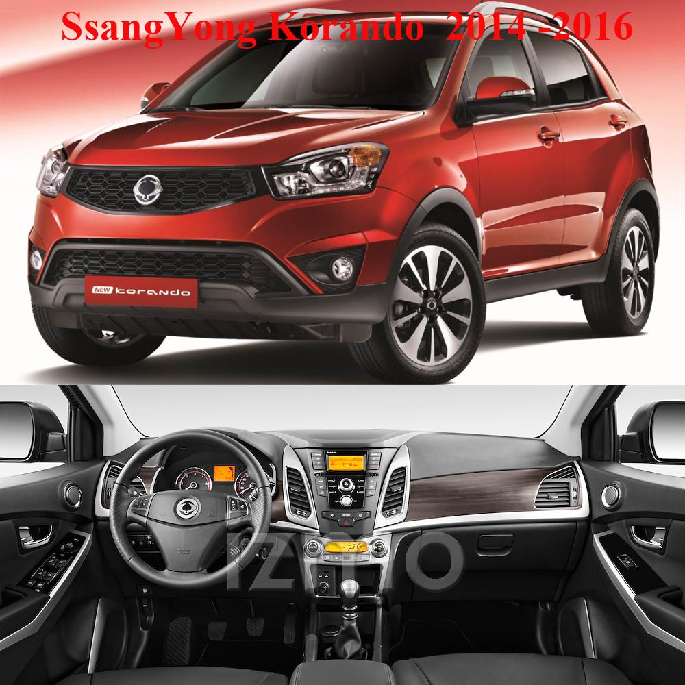 9 Cal Radio samochodowe z androidem Carplay dla SsangYong Korando 3 Actyon 2 2013-2017 multimedialny odtwarzacz wideo nawigacja GPS WIFI 2 + 32GB