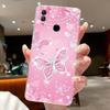 Phone Case For Honor 10 Lite/Huawei P Smart 2019 Coque Butterfly Bow Protective Casing Transparent Soft Silicone TPU Cover Funda