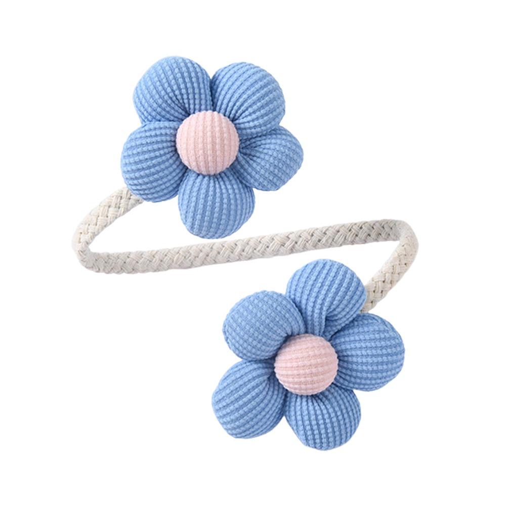 1Pcs Twist Bough Rope Curtain Buckles Flower Shape Curtain Fixer Clip Home Decoration