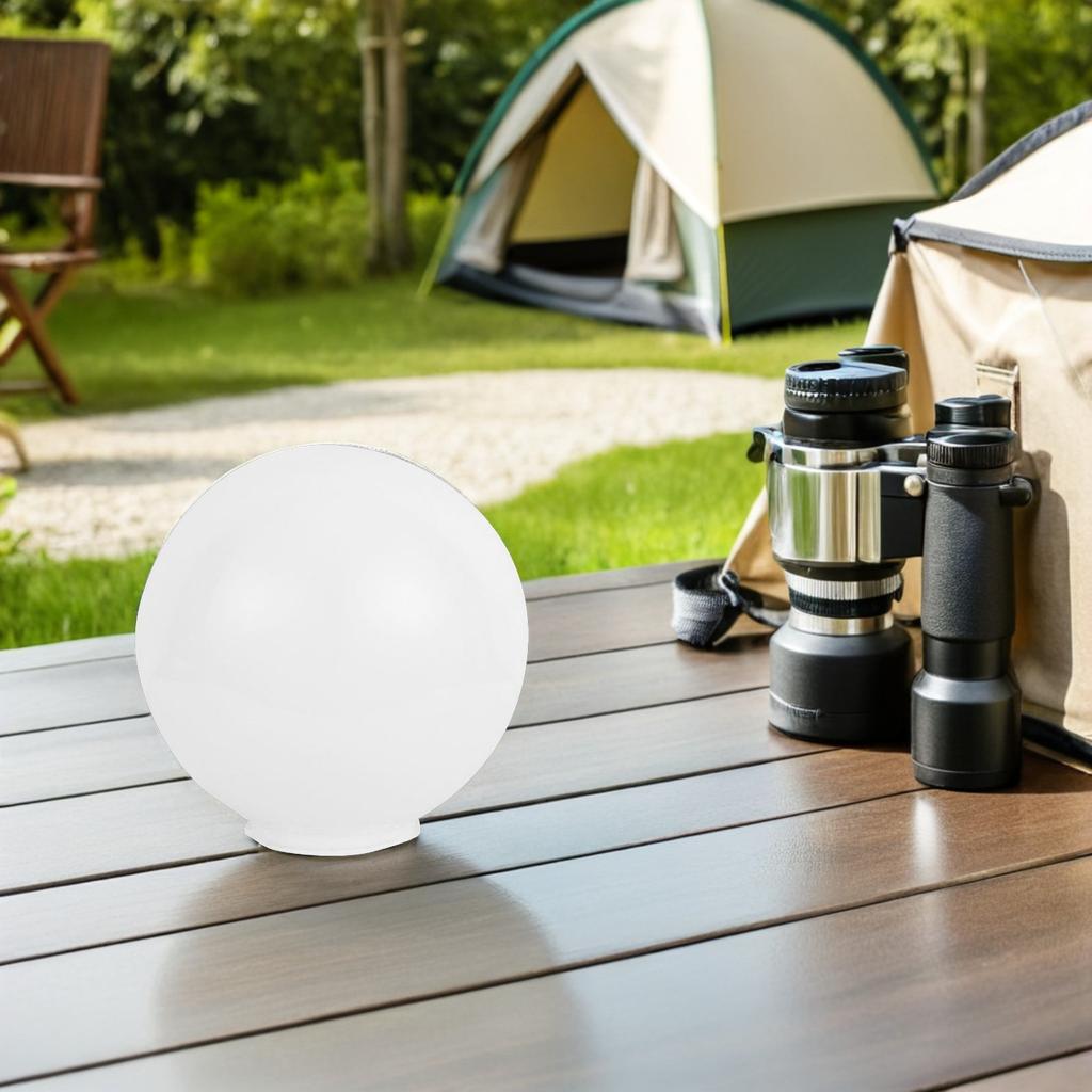 Round Ball Shaped Acrylic Lampshade Waterproof Lamp Cover Replacement for Patio Street Home Lighting Fixtures Fashion Lamp Decor
