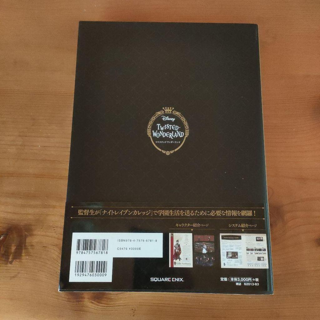 [USED] Twisted Wonderland Prefect's Must-Read Book Clear File