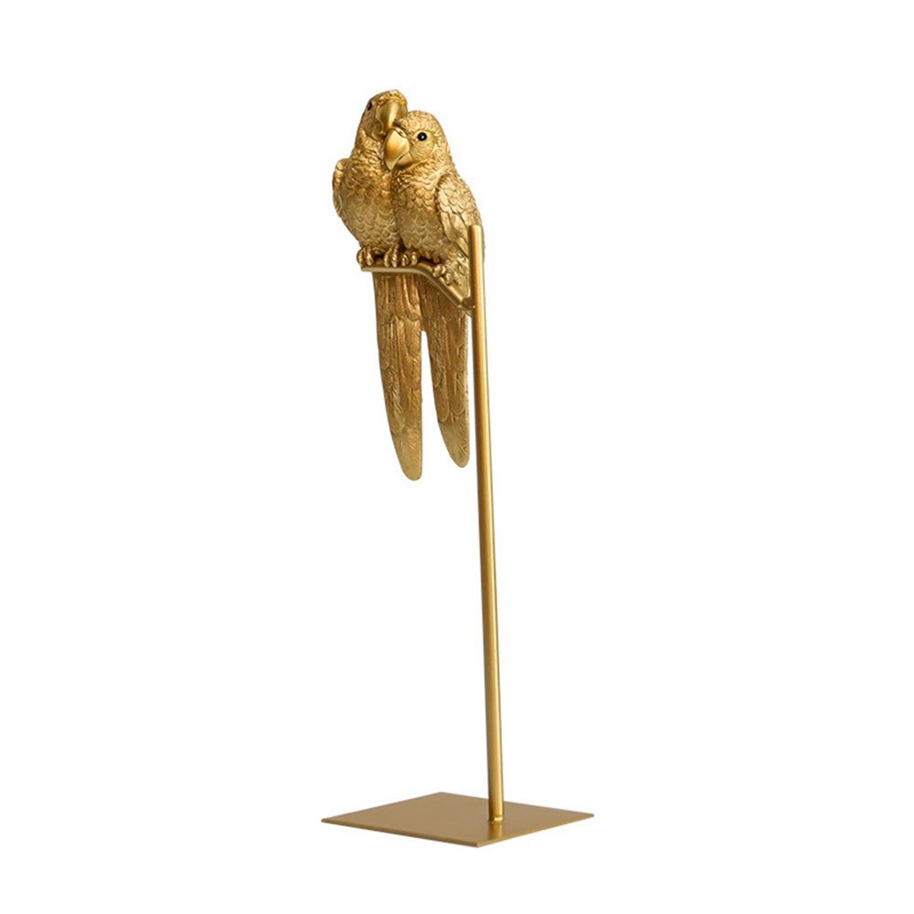 

Bird Home Deocr Sculpture Simulated Animal Desktop Decoration Parrot Statue Miniature Figurines