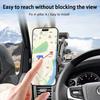 A035 For Land Cruiser/Prado/Tank 300/500 A-Pillar Car Phone Mount Aluminum Alloy Holder