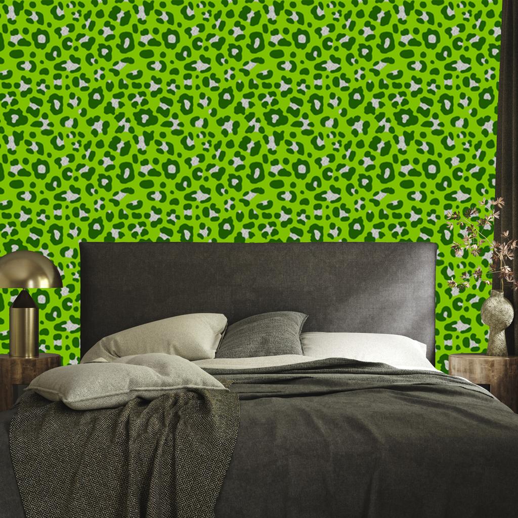 Green Leather Wallpaper Lime and Green for Living Room and Bedroom 50x1000
