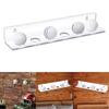 Golf Balls Display Rack Clear Acrylic Golf Balls Stand Floating Wall Mounted Shelves Displays up to 6 Golf Balls Enduring