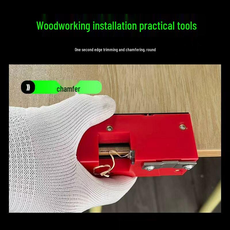 Aluminum Alloy Edge Trimming & Deburring Tool for Woodworking