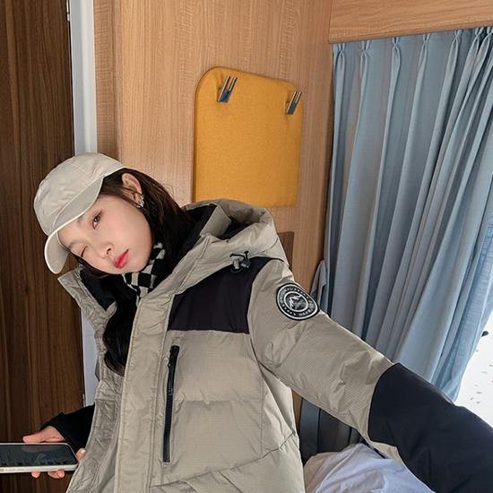 Autumn and Winter Down and Cotton Jackets for Female Workers Clothing , Thick Korean Cotton Jackets, Couple Jackets