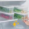 Kitchen Japanese Style Sealed Noodle Box With Scallion Ginger Garlic Preservation Box Lid Plastic Tableware Storage Box Storage Can YLE596