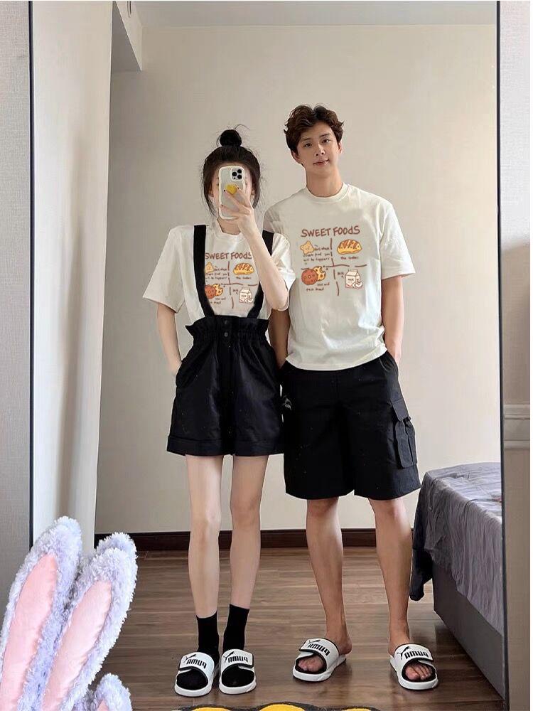Stylish 2023 Summer Short Sleeve Family T-Shirts for Men, Women, & Kids - Perfect for Kindergarten Sports Day, Family of Three or Four
