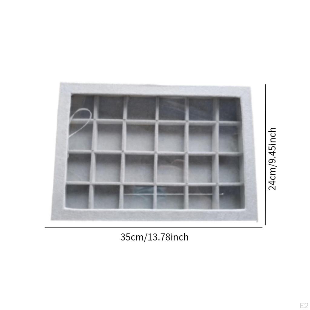 Boîte à Bijoux Boîte à Trésors Organisateur Maison Support en Velours pour Colliers