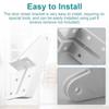 2pcs Universal Fit Screen Door Closer Bracket Replacement Parts Door Closer Bracket Kit  For Home