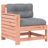 VidaXL Canapé de Jardin Accoudoir avec Coussin, Siège avec Dossier, Fauteuil de Terrasse Patio Arrière-cour Extérieur, Bois 844923