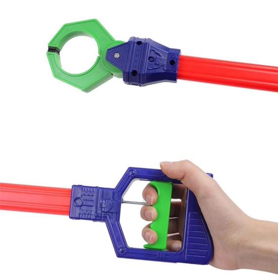 Kids Claw Grabber Toy Adjustable Plastic Robot Arm Pickup Tool Simulated Mechanical Hand Children Grabber Hand Interactive Toy
