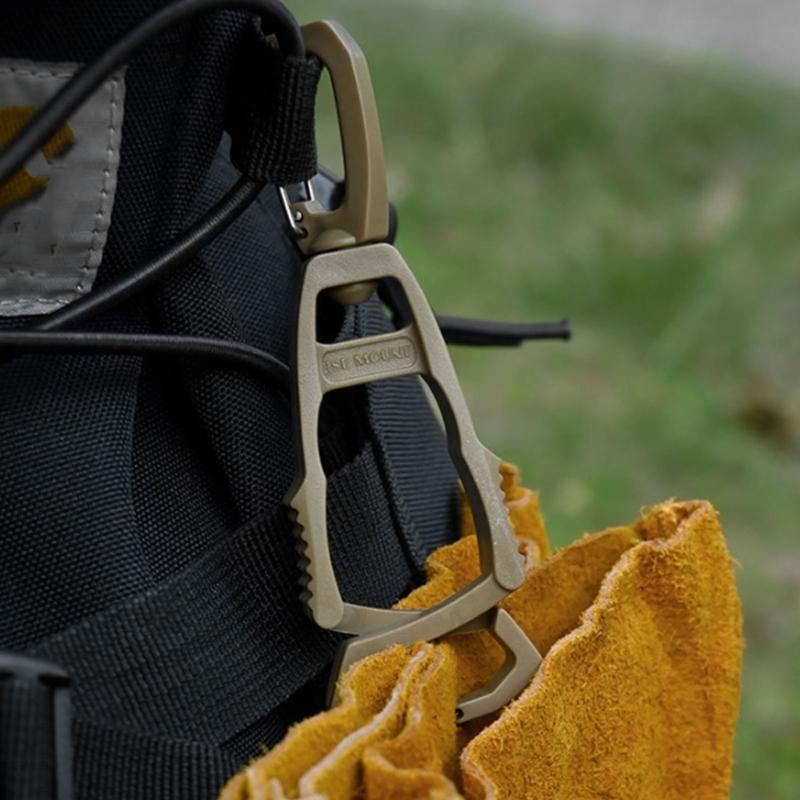 Multipurpose Clip Hook for Outdoor Organization Plastic Clamps with Nonslip Grip for Camping Hiking Accessories
