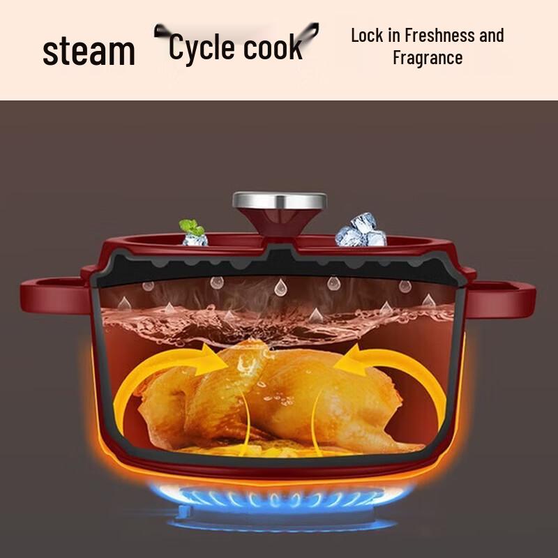 SUPOR Enamel Cast Iron Stew Pot