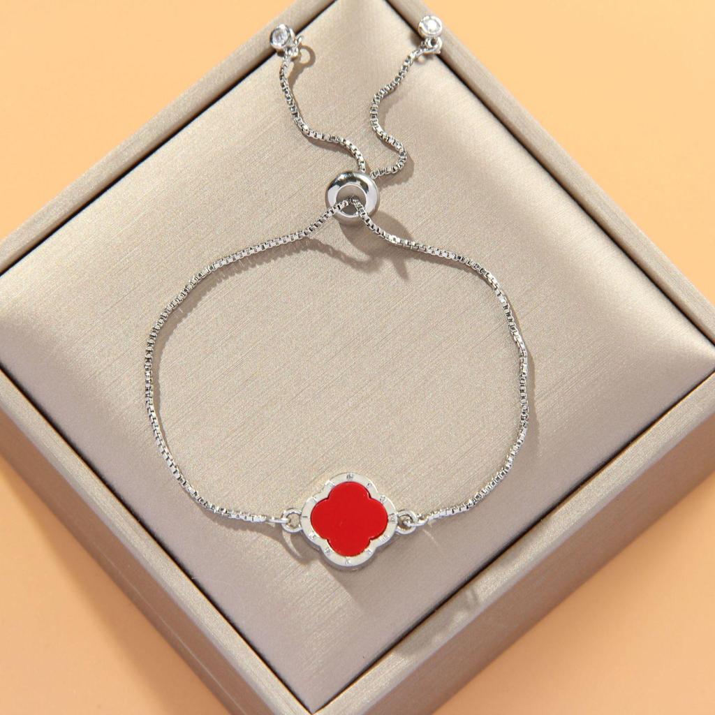 Verstellbares 8-förmiges Evil Eye Herzarmband für Damen - Europäische & Amerikanische Mode, Südostasiatischer Einfluss