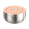 316 Stainless Steel Rice Soup Bowls with Lid Children Tableware Anti-Scald Double Layer Food Containers For Kid 380ML