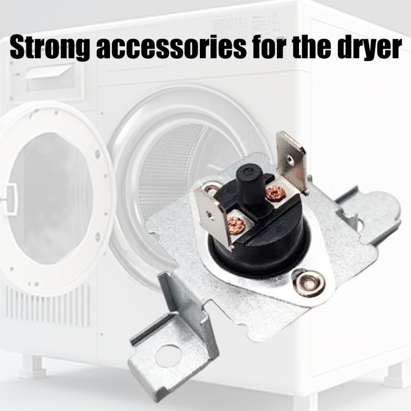 Pack of 2 Universal Dryer Accessory Thermostat High Strength Plastic Metal Texture Strong Component Easy Installation