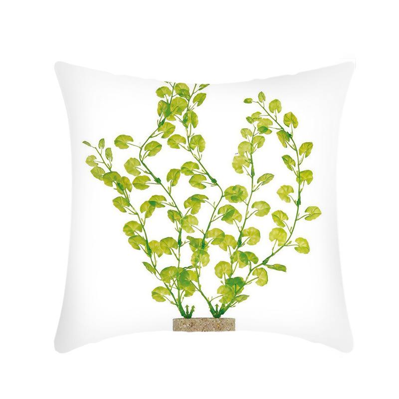 New Green Plant Pillow Ins Creative Home Sofa Pillow Cover Does Not Contain Core