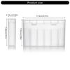 1-Slot/6-Slot Semi Transparent Battery Storage Box for AAA/AA/18650 Batteries Portable Battery Holder Case Organiser