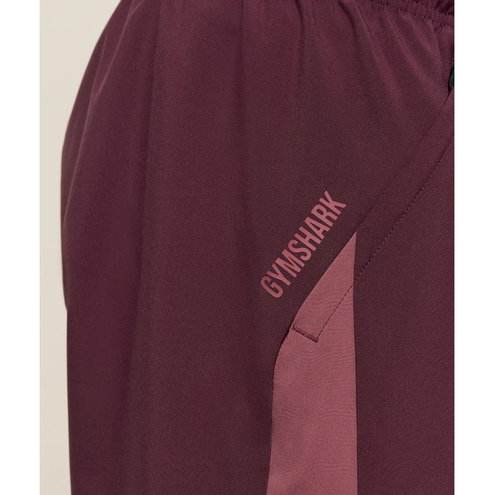 Gymshark Sport 7  Shorts Impact Burgundy Reset Pink A1b3l Rcf4
