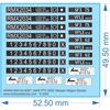 NSW PTC WSC Sleeper Wagon Decals - 1/87 - Water Decal