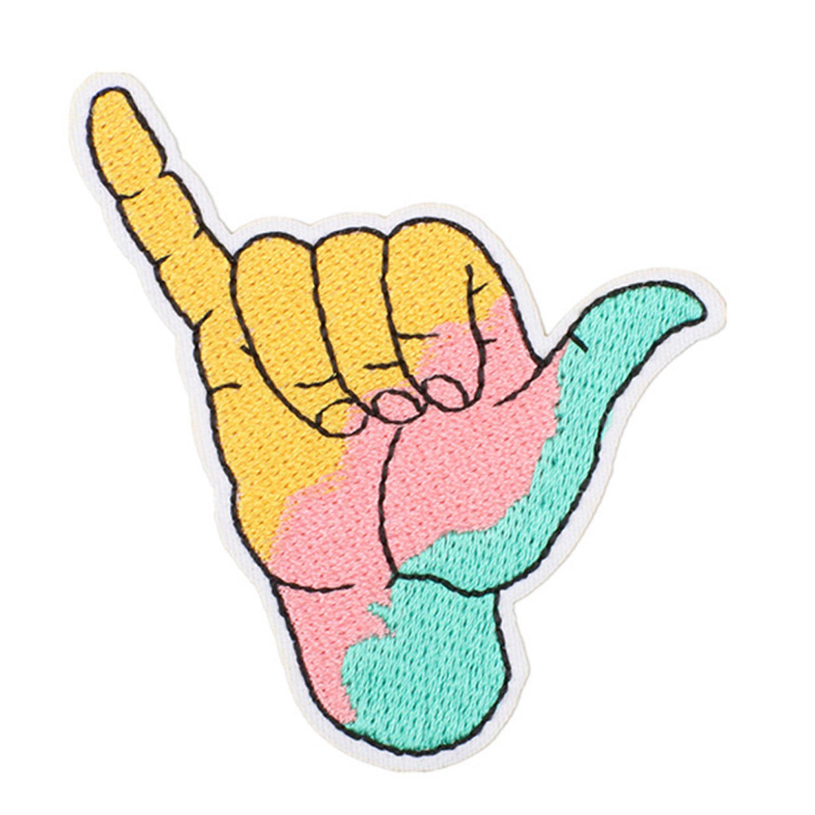 Мультяшные заплатки для ремонта автобуса, пришивные и наклеиваемые утюгом, вышитые заплатки, заплатки с цветами, заплатки-аппликации для одежды 11