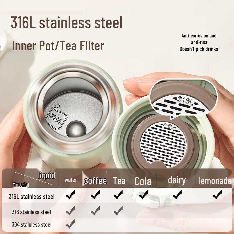 Supor 316L Stainless Steel Insulated Mug