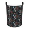Mexico Skull Woman Vintage Styly Dirty Laundry Baskets Foldable Large Waterproof Clothes Sundries Basket For Home Children's