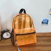 Schultasche wasserdicht transparent Gelee Rucksack Damen 1011 neuer Campus große Kapazität Schüler Schultasche personalisiert vielseitiger Rucksack
